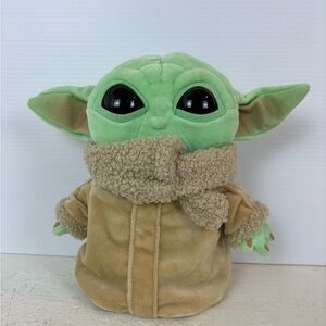 Mattel Star Wars Mandalorian Baby Yoda Plush Stuffed Toy Weighted Bottom 8"